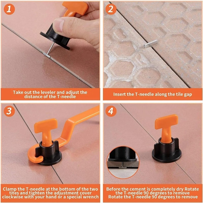 51Pcs Floor Tile Leveling Syst - Polymer Clay Set 评论和价格