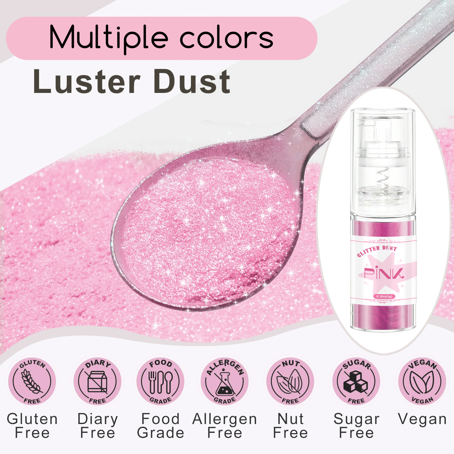 Multicolored Glitter Spray-Shi - Art Craft Activity 评论和价格