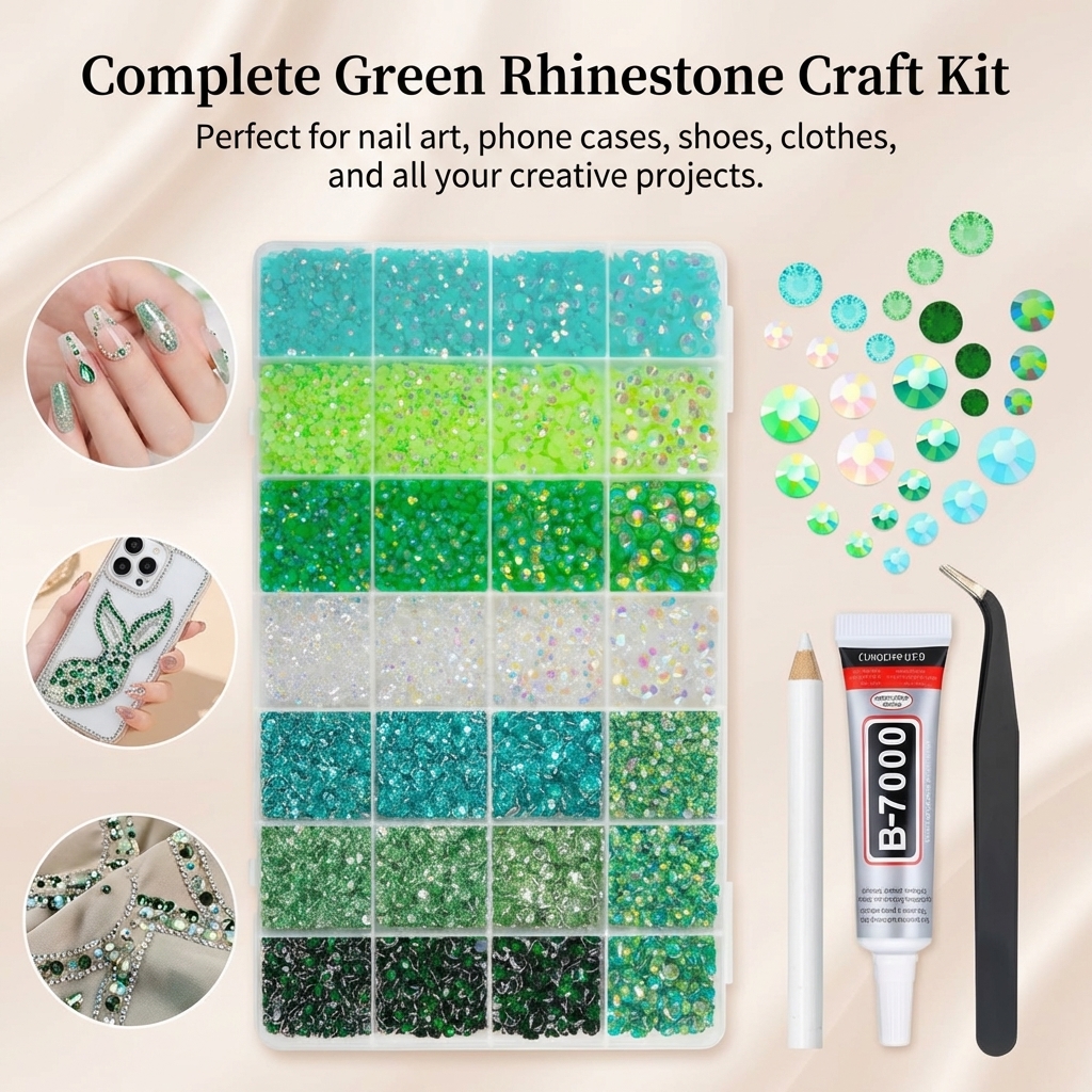 Acrylic Resin Flat Back Rhines - Art Craft Show 评论和价格