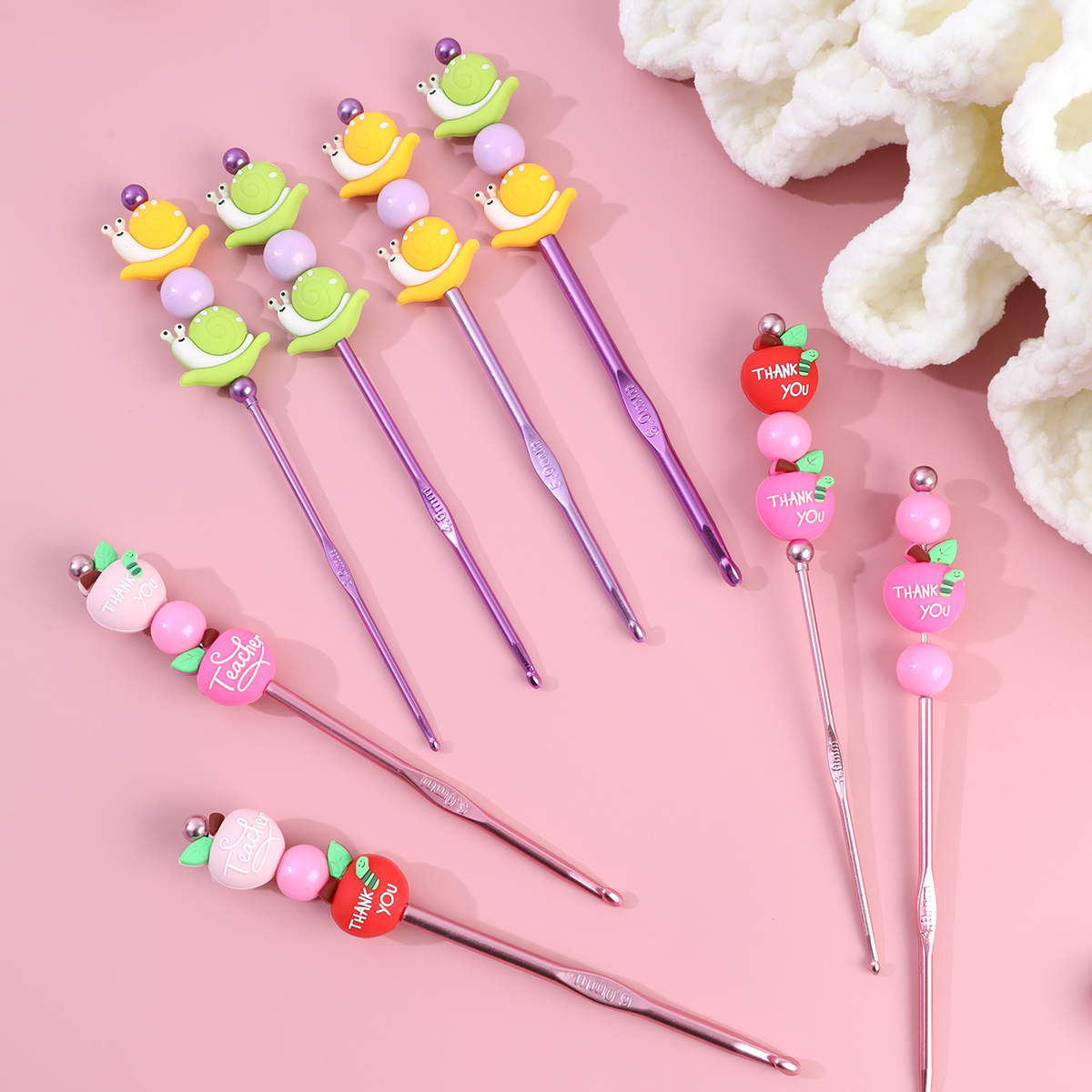 4pcs Crochet Hooks Set Cartoon - Crochet Hook Set 评论和价格