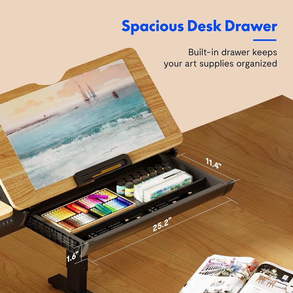 Adjustable Height Electric Sta - Art & Craft On Wild Animals For Preschoolers 评论和价格
