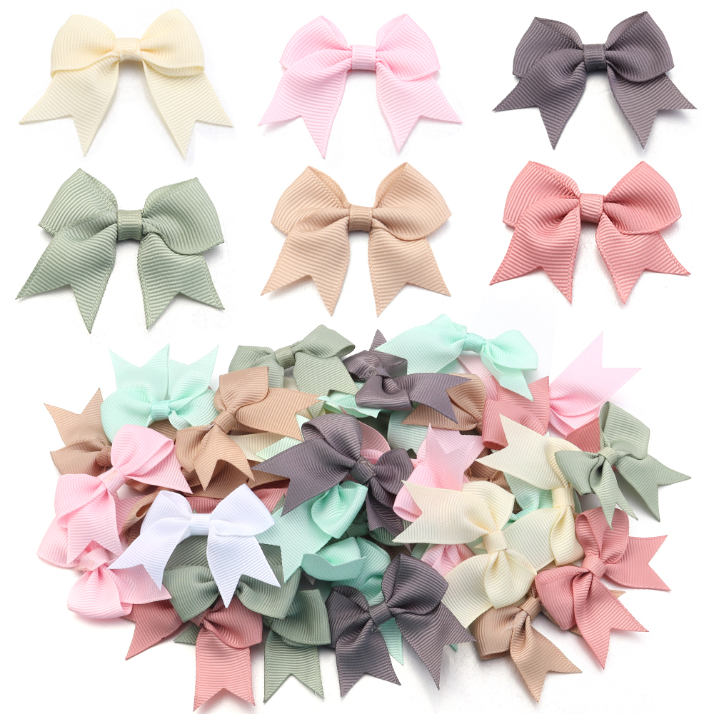 20Pcs 4x6cm Satin Ribbon Bowkn - Art Craft Activity 评论和价格
