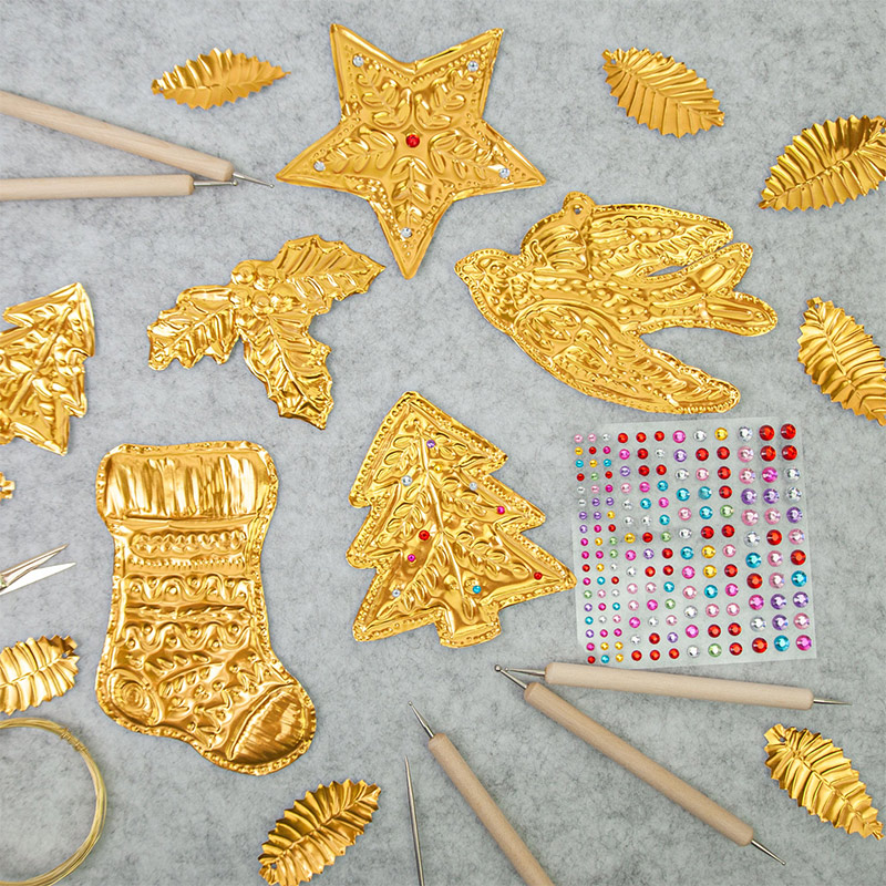 DIY Gold Foil Art Relief Chris - Art Craft Paper 评论和价格