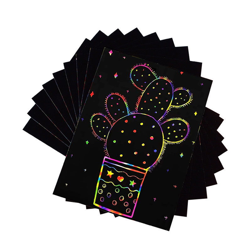 Rainbow Magic Color Scratch Ar - Art Craft Paper 评论和价格