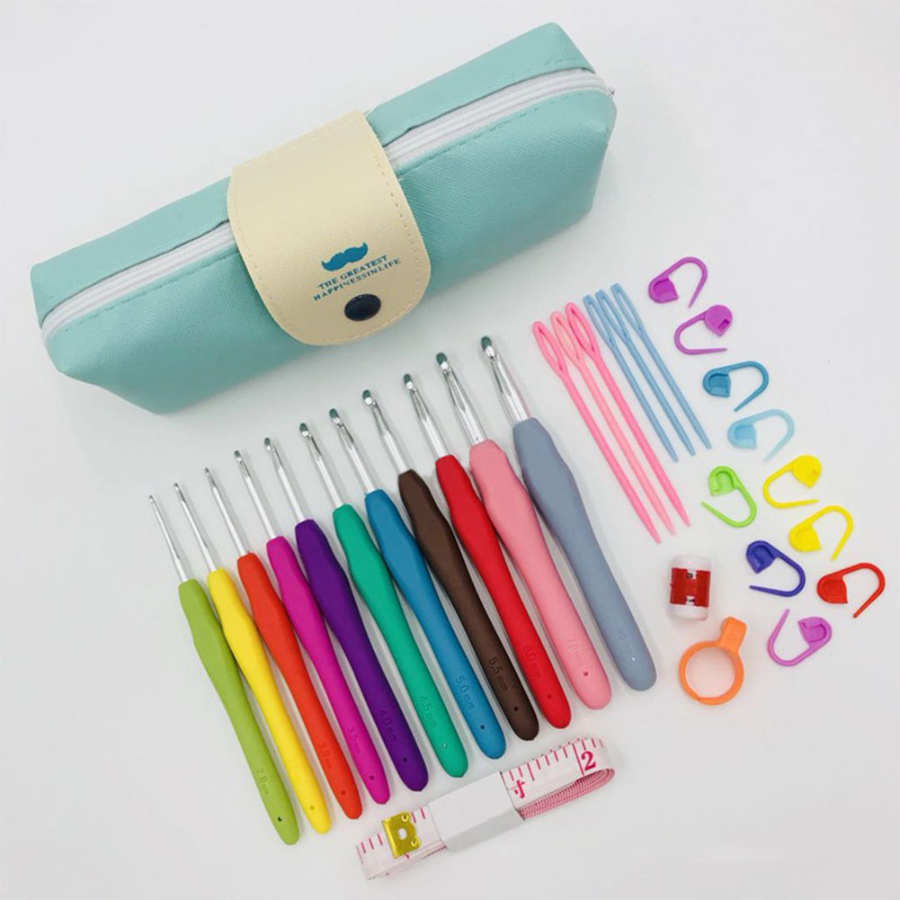 Crochet Hooks Set Yarn Knittin - Crochet Hook Set 评论和价格