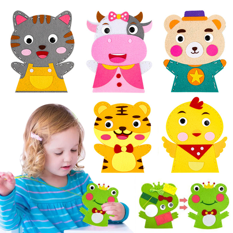 Cute Cartoon Animal Hand Puppe - Art Craft 6 Year Old 评论和价格