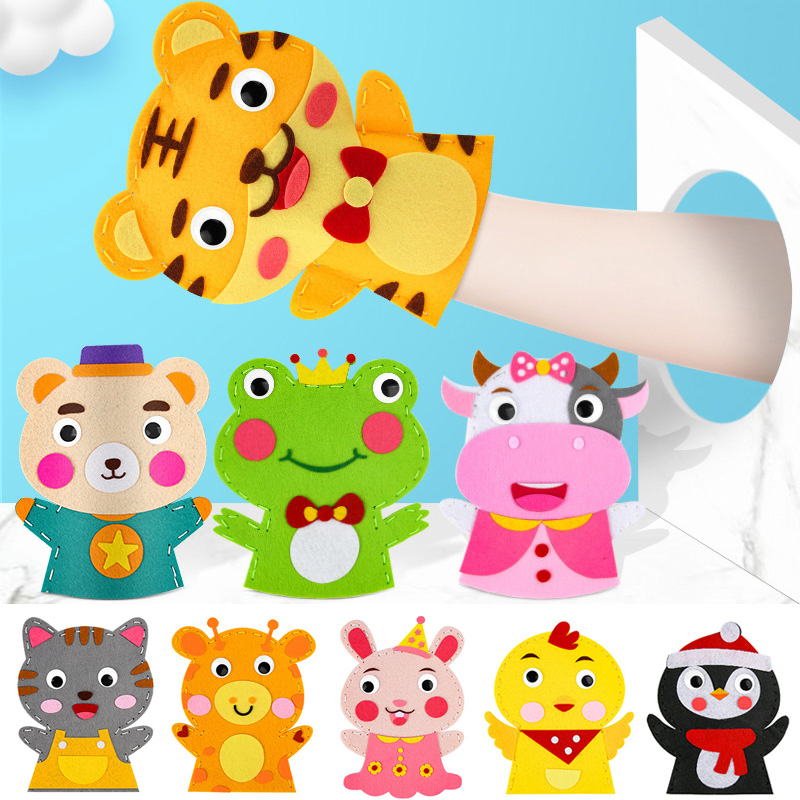 Cute Cartoon Animal Hand Puppe - Art Craft 6 Year Old 评论和价格