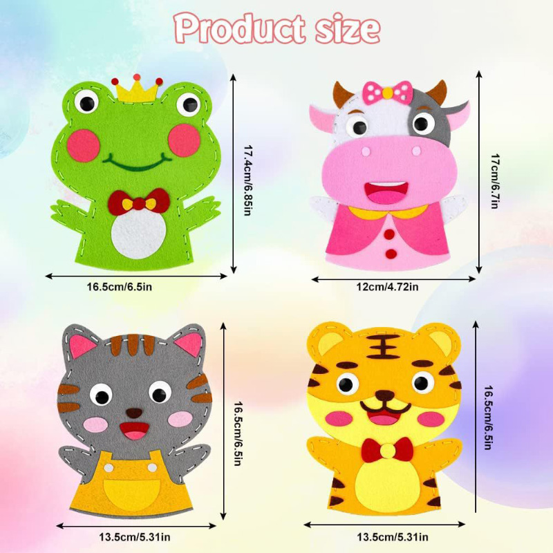 Cute Cartoon Animal Hand Puppe - Art Craft 6 Year Old 评论和价格
