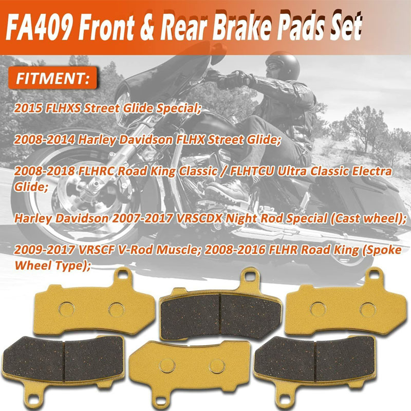 FA409 Brake Pads Front + Rear  - Polymer Clay Set 评论和价格