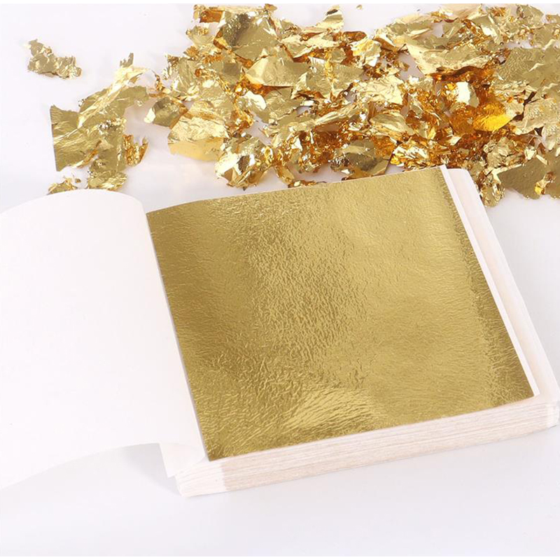 200Pcs Golden Leaf Foil Leaf S - Art Craft Leaves 评论和价格