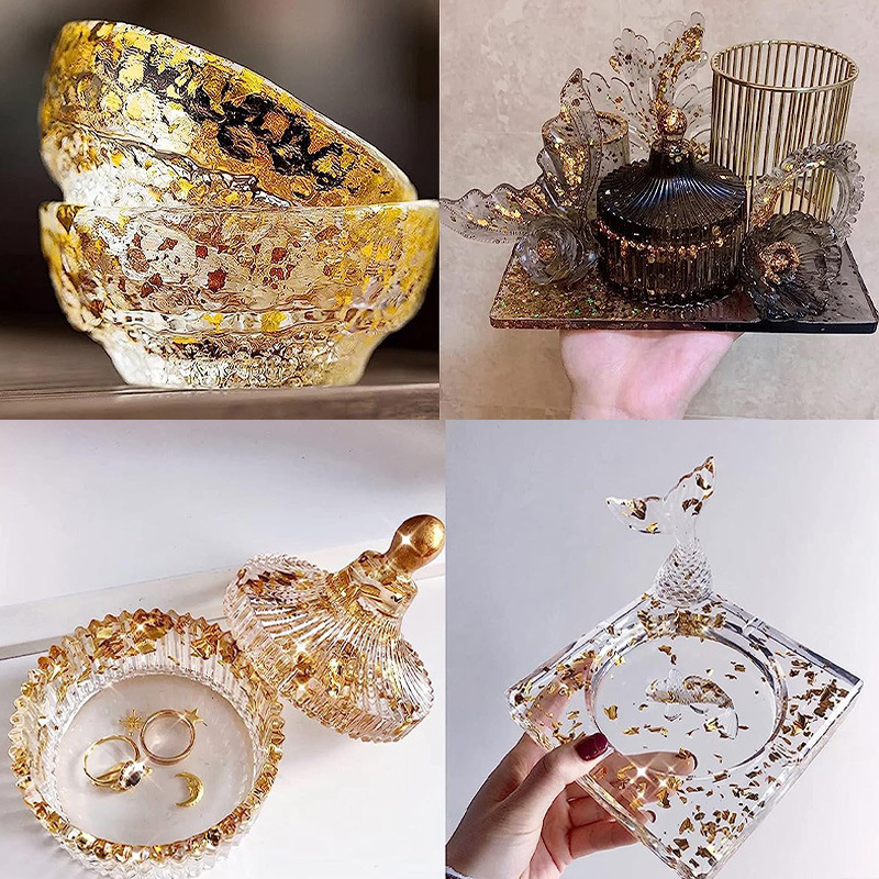 200Pcs Golden Leaf Foil Leaf S - Art Craft Leaves 评论和价格