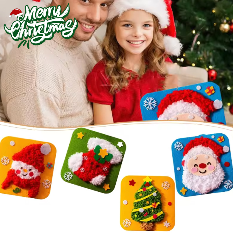 Preschool DIY Felt Art Set Edu - Art Craft Ideas For Christmas 评论和价格