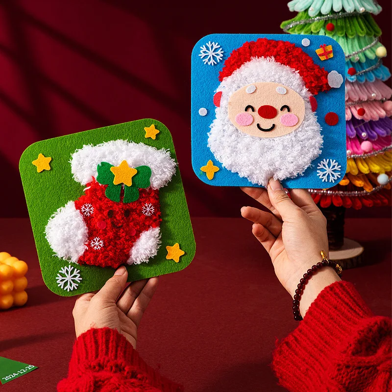 Preschool DIY Felt Art Set Edu - Art Craft Ideas For Christmas 评论和价格