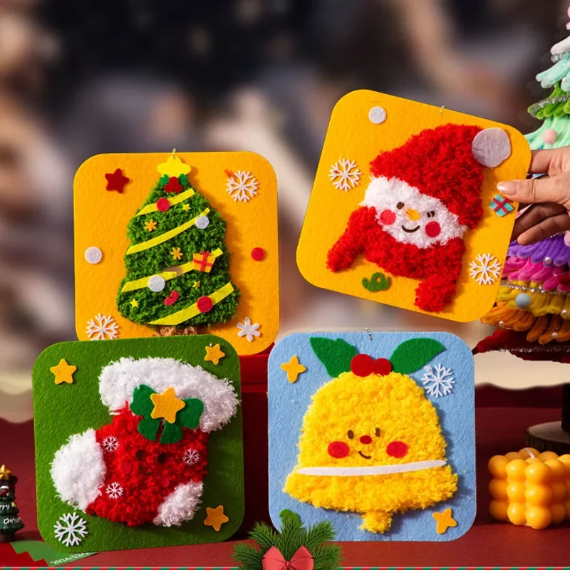 Preschool DIY Felt Art Set Edu - Art Craft Ideas For Christmas 评论和价格