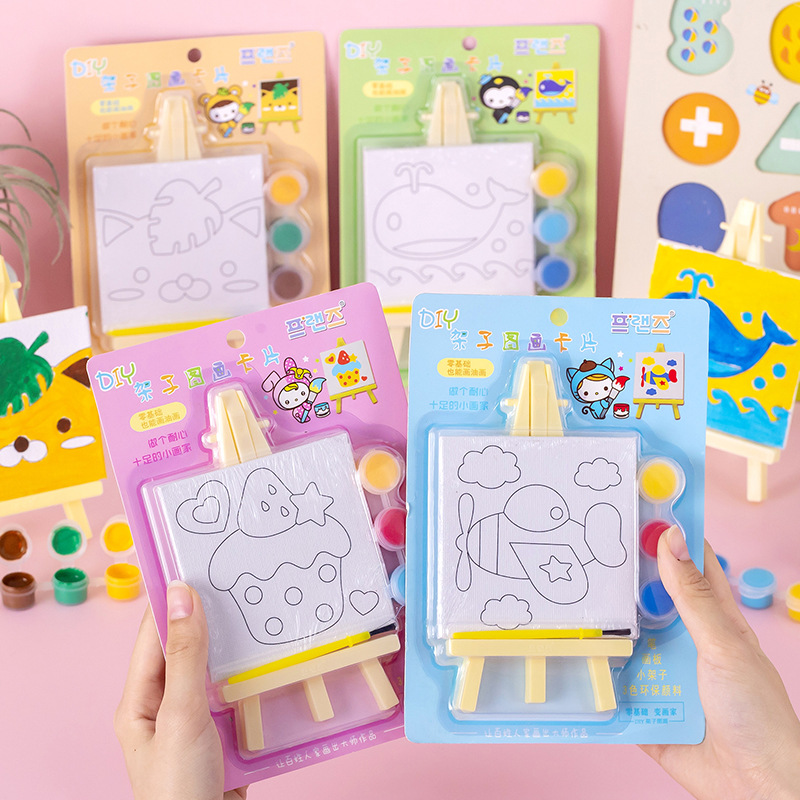 5 Packs Cartoon DIY Oil Painti - Art Craft Movement 评论和价格