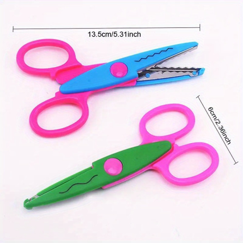 6Pcs/Set Decorative Wavy Sciss - Art Craft 6 Year Old 评论和价格