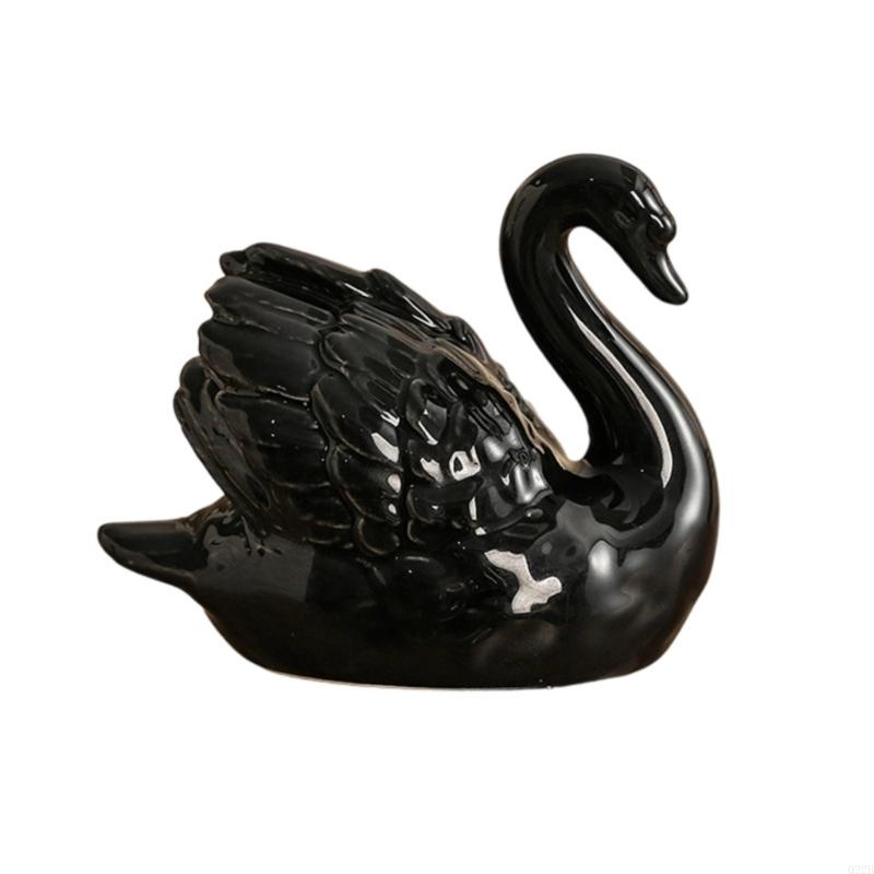 Q22B Elegant Black White Ceram - Art Craft Duck 评论和价格