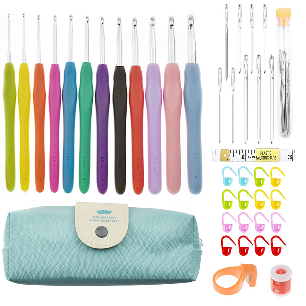 Ergonomic Rubber Crochet Hook  - Crochet Hook Set 评论和价格