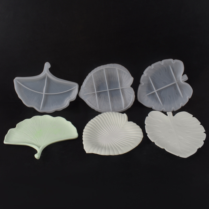 Plaster Cement DIY Leaf Dish M - Art Craft Leaves 评论和价格