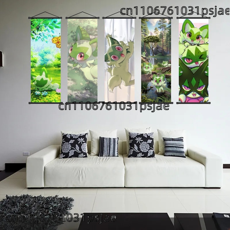 Sprigatito Scroll Art, Well -  - Art Craft Show 评论和价格