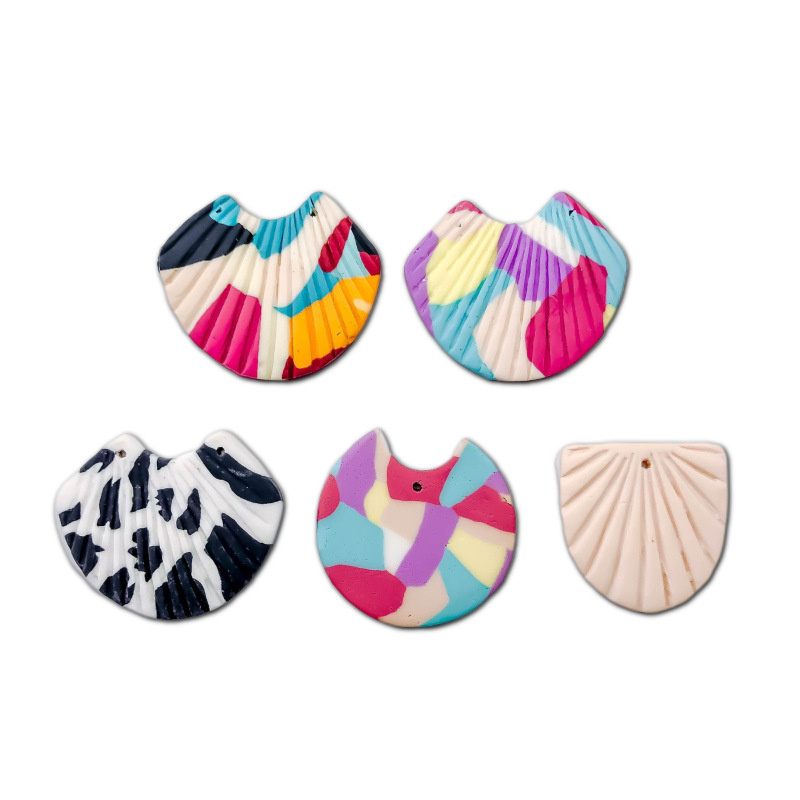 5PCS/lot Retro Color Double Ho - Polymer Clay Set 评论和价格
