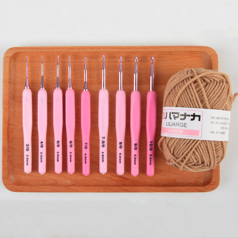 9pcs Crochet Hook Kit 2.5-6cm  - Crochet Hook Set 评论和价格