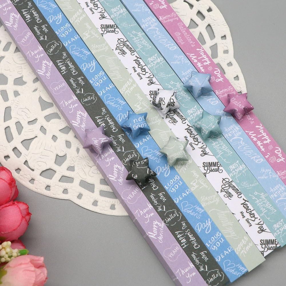 540 Sheets Colorful Star Origa - Art Craft Show 评论和价格