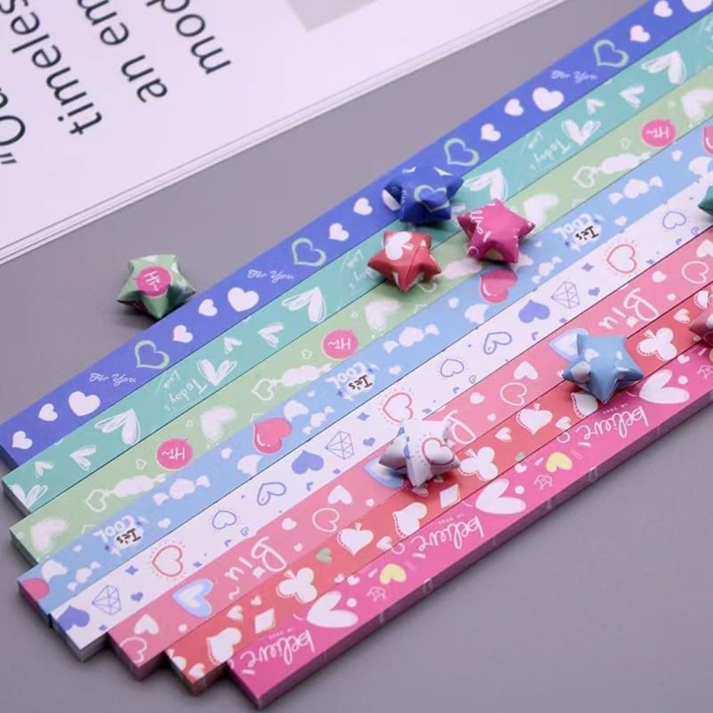 540 Sheets Colorful Star Origa - Art Craft Show 评论和价格