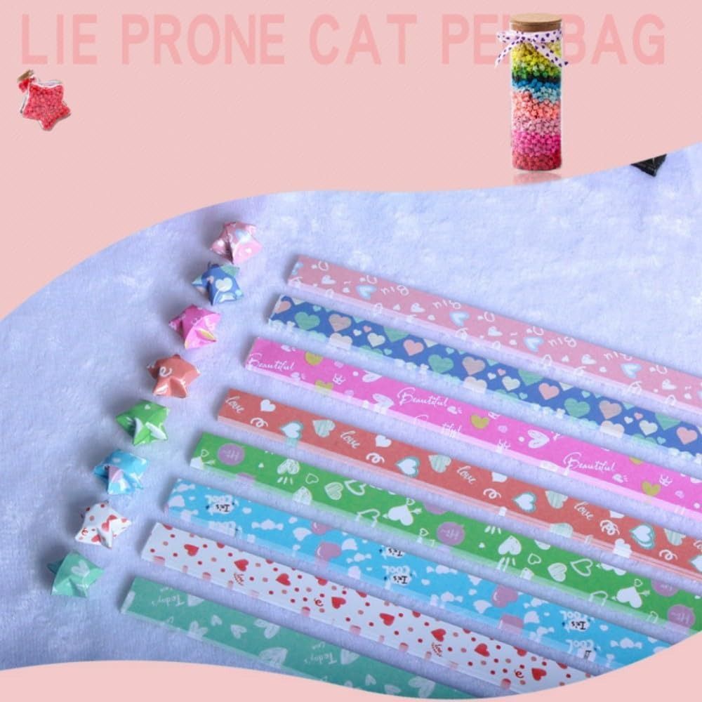 540 Sheets Colorful Star Origa - Art Craft Show 评论和价格