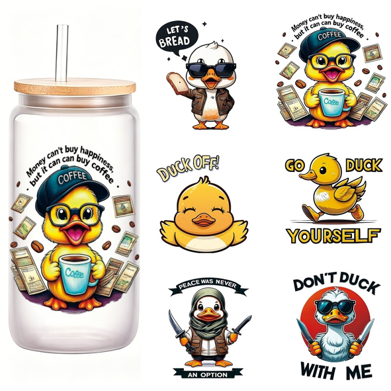 6pcs Cute Funny Cool Yellow Du - Art Craft Duck 评论和价格