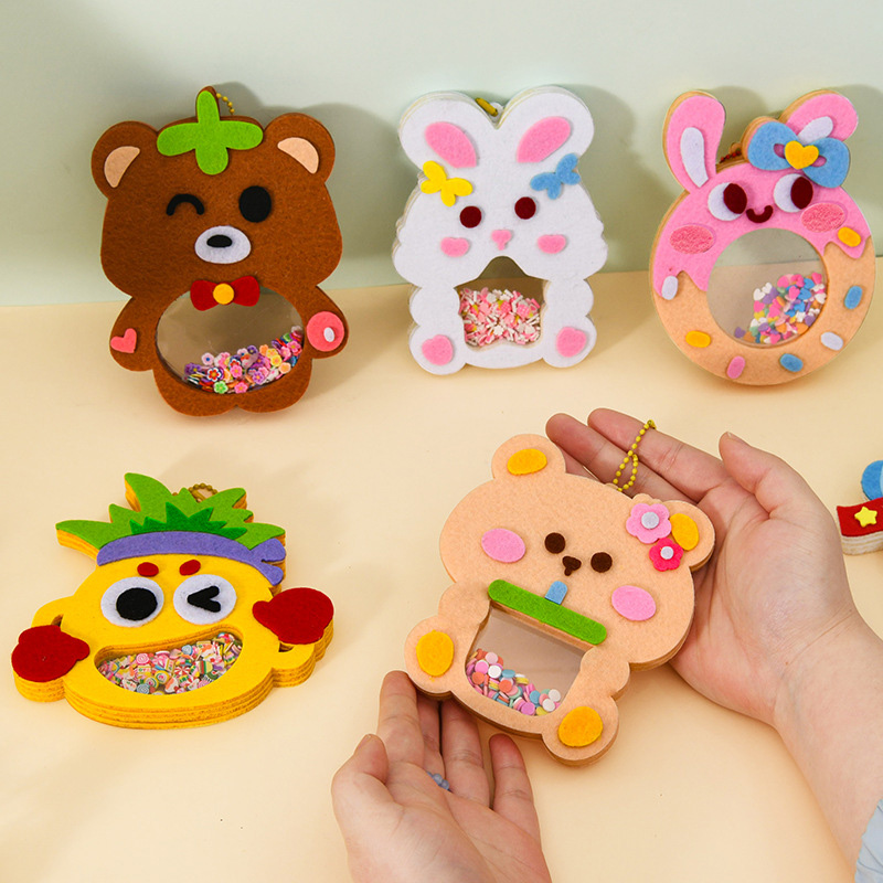 DIY Animal Shake Pendant Art C - Art Craft 6 Year Old 评论和价格