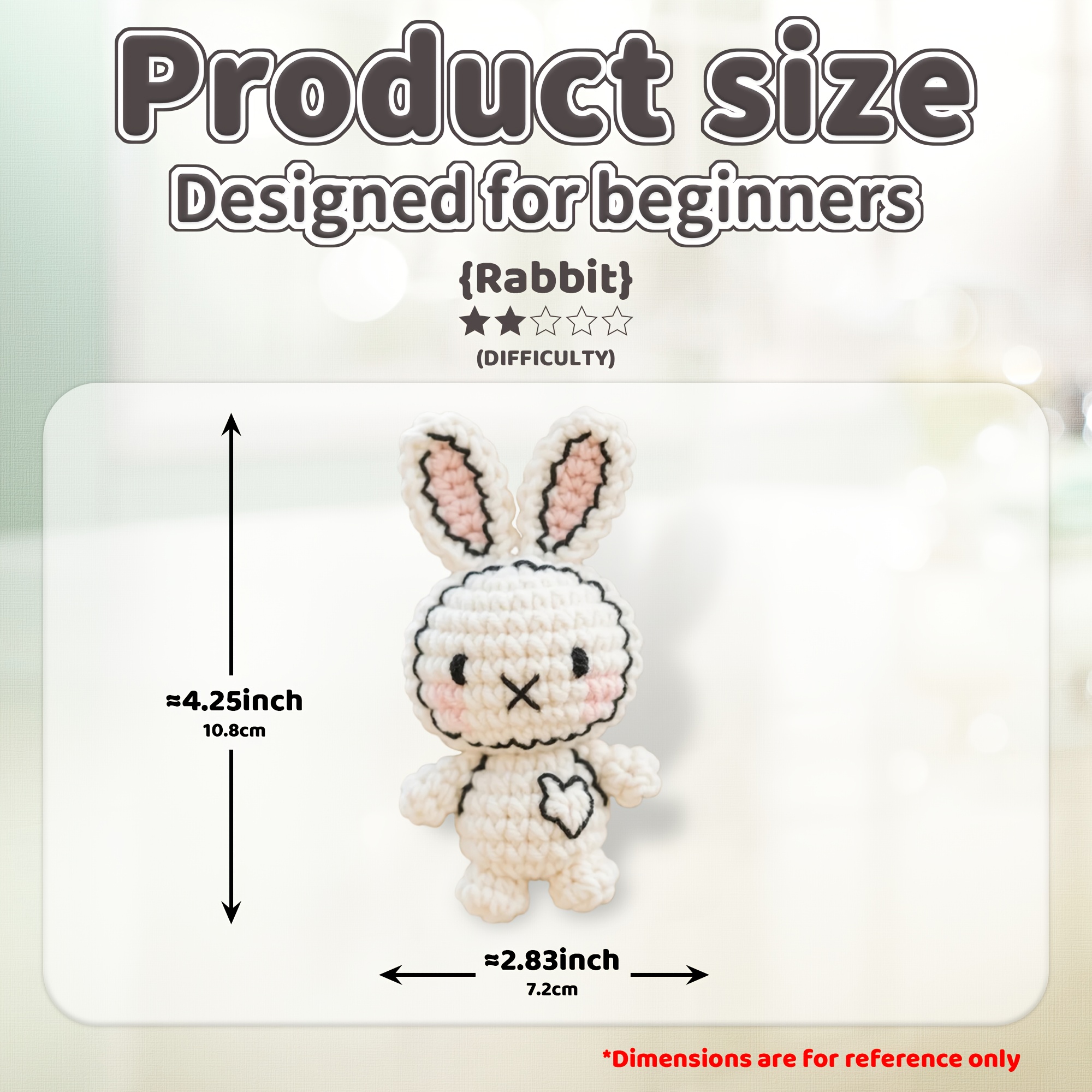 1pc DIY Delightful Animal Croc - Crochet Hook Set 评论和价格