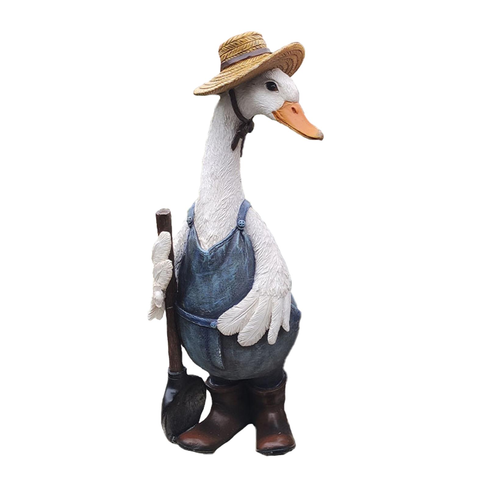 Resin Duck Garden Statue Figur - Art Craft Duck 评论和价格