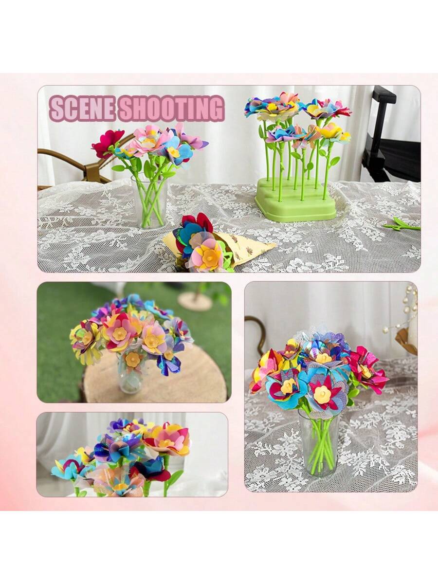 Kids Flower Craft Kit with Pre - Art Craft 6 Year Old 评论和价格