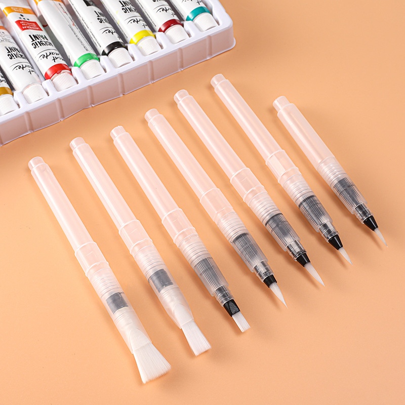3/7pcs Watercolor Brush Pens W - Art Craft 6 Year Old 评论和价格