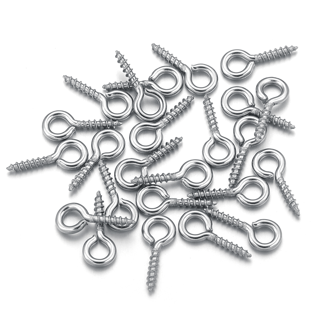100pcs/lot Stainless Steel Min - Art Craft Eyes 评论和价格