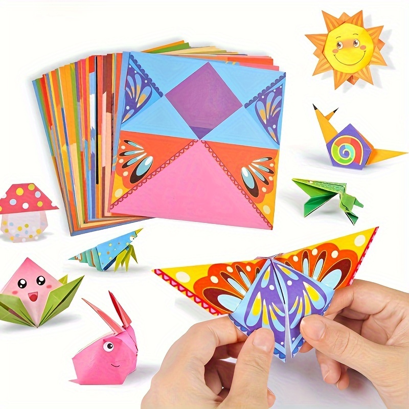 1 Set of 54 Sheet Origami Fun  - Art & Craft On Wild Animals For Preschoolers 评论和价格