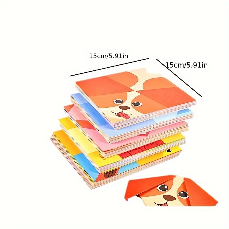 1 Set of 54 Sheet Origami Fun  - Art & Craft On Wild Animals For Preschoolers 评论和价格