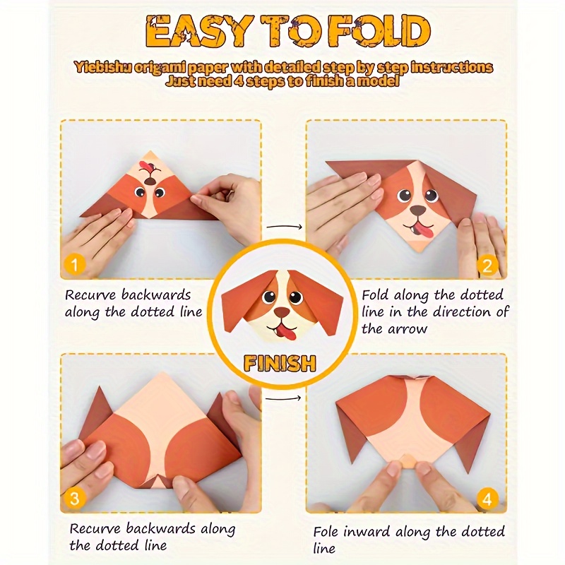 1 Set of 54 Sheet Origami Fun  - Art & Craft On Wild Animals For Preschoolers 评论和价格