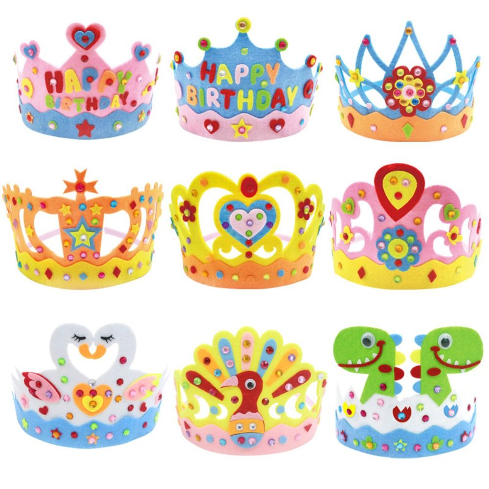 Children's Non-woven DIY Crown - Art Craft 6 Year Old 评论和价格