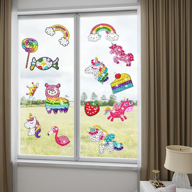 Make Diamond Stickers Kids 5D  - Art Craft Ideas For Kids 评论和价格