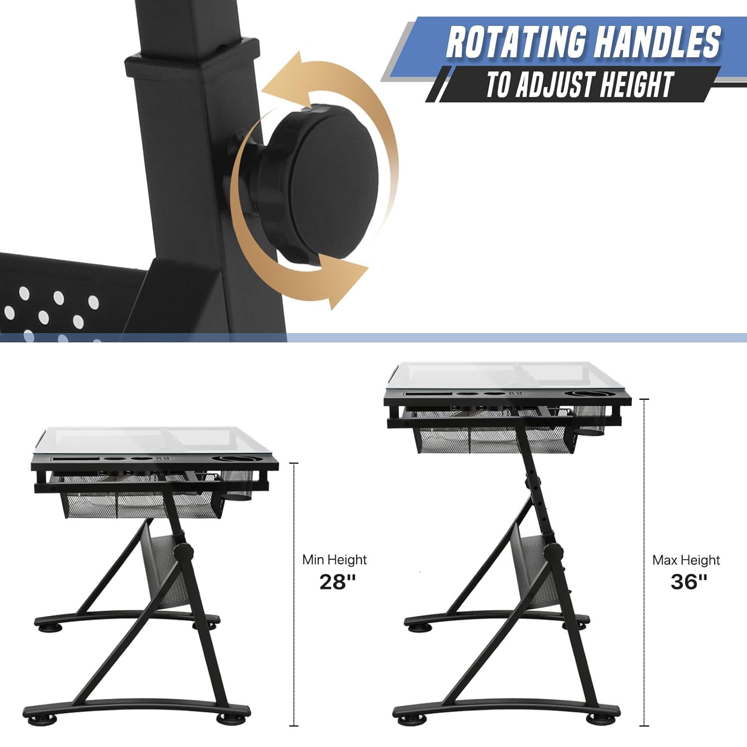 Drafting Table with Height Adj - Art & Craft On Wild Animals For Preschoolers 评论和价格