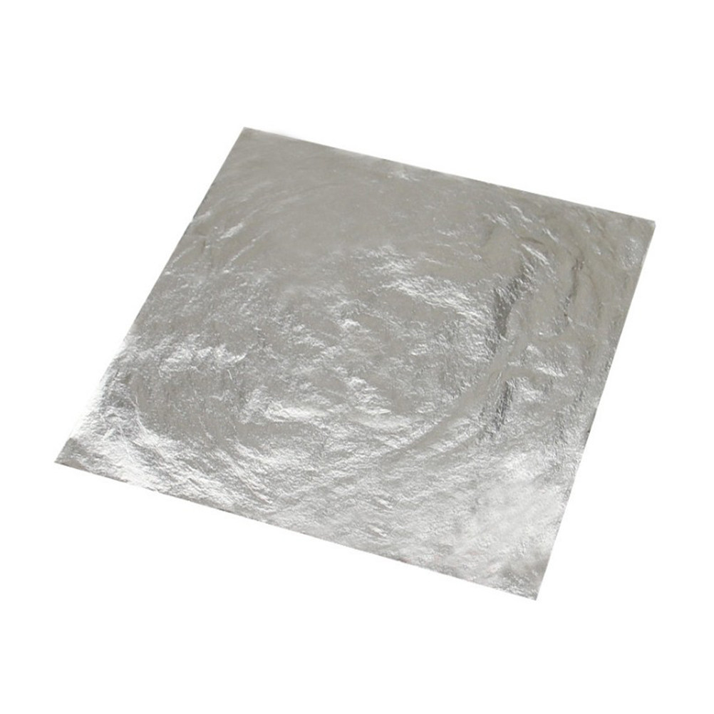 100Pcs Silver Imitation Gildin - Art Craft Leaves 评论和价格