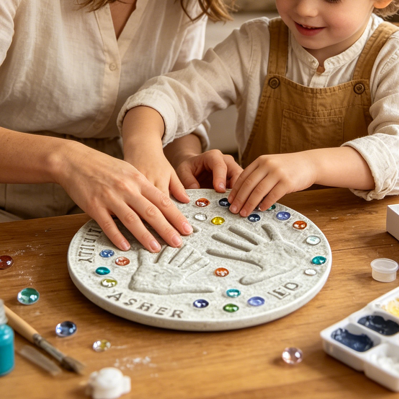 Mother Day DIY Handprint Gift  - Art Craft Mother'S Day 评论和价格
