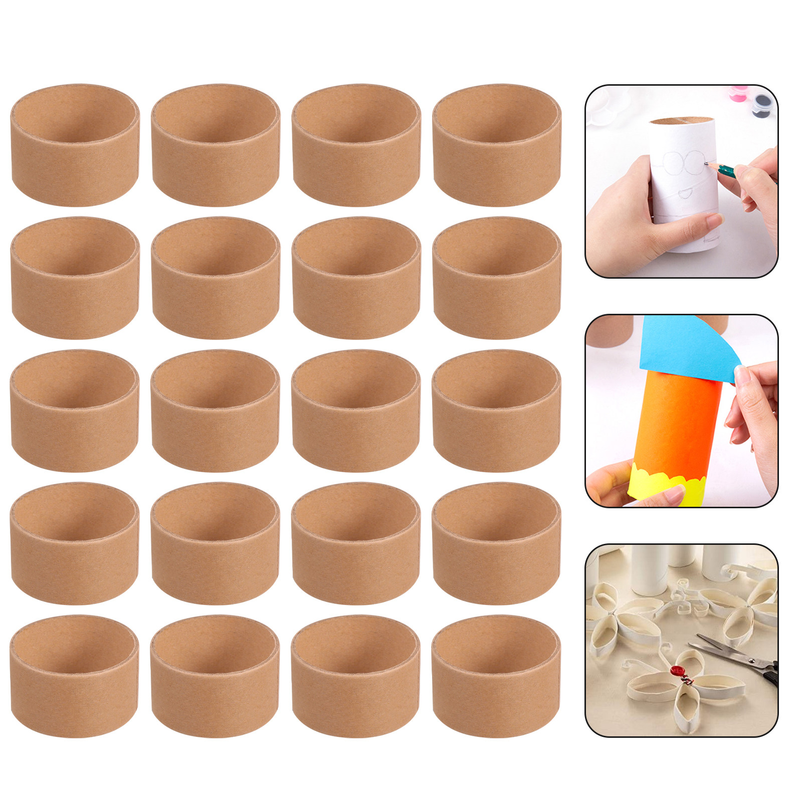 20Pcs DIY Craft Paper Rolls Br - Art Craft Paper 评论和价格