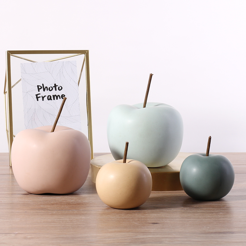 Miniature Ceramic Apple Orname - Art Craft Ideas For Christmas 评论和价格
