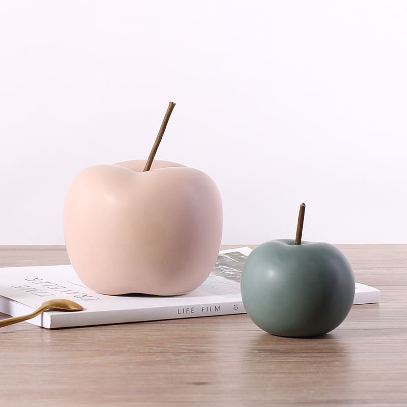 Miniature Ceramic Apple Orname - Art Craft Ideas For Christmas 评论和价格