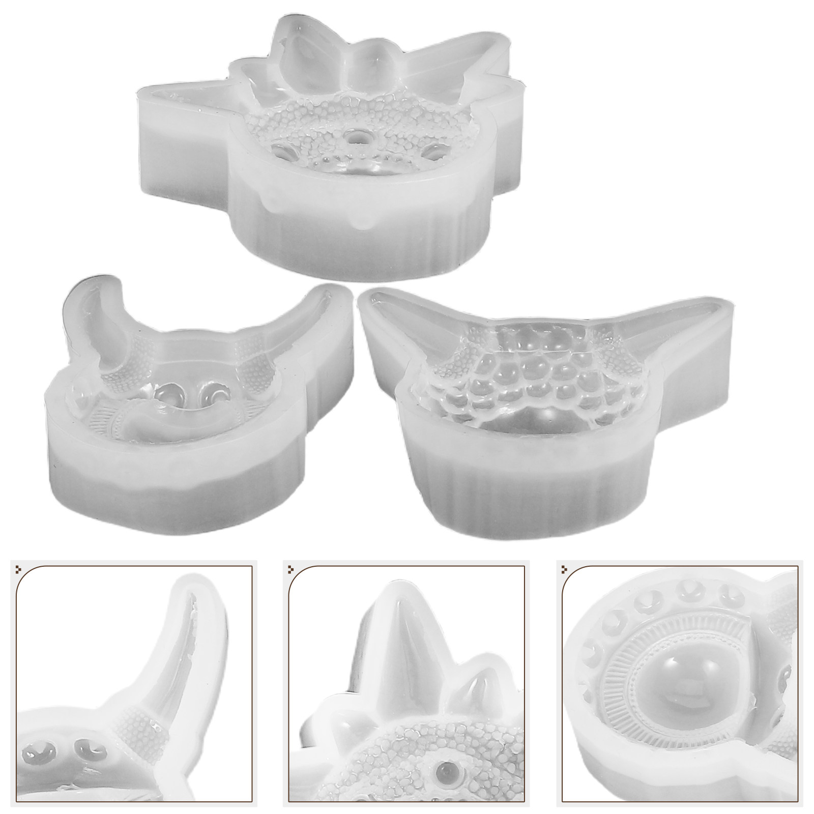 3Pcs Devil's Eye Silicone Resi - Art Craft Eyes 评论和价格