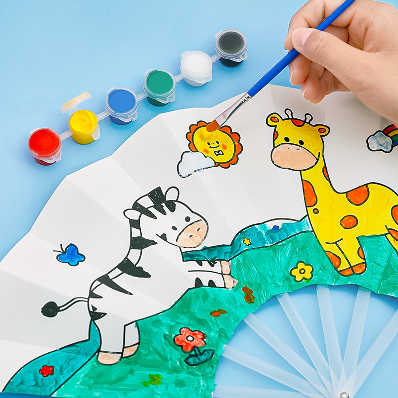 8Pcs Cartoon Summer Painting G - Art Craft Movement 评论和价格