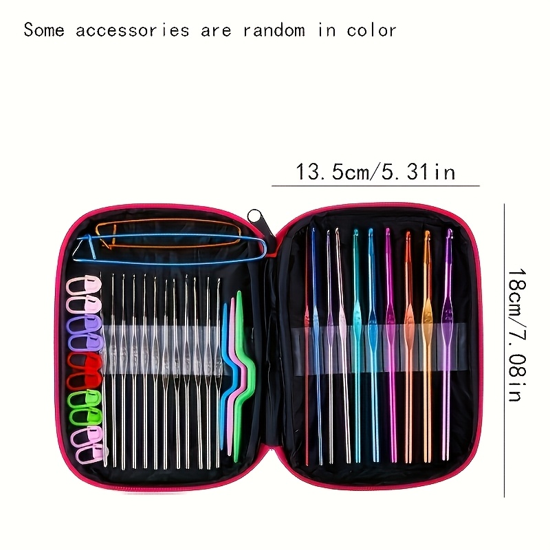 Complete set of metal hook kni - Crochet Hook Set 评论和价格